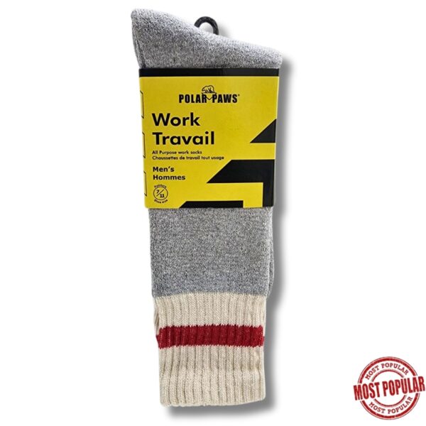 Wholesale Adult Work Socks, Grey Size 10-13