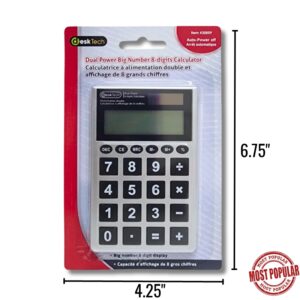 Wholesale Calculator – Dual Power, Big Print