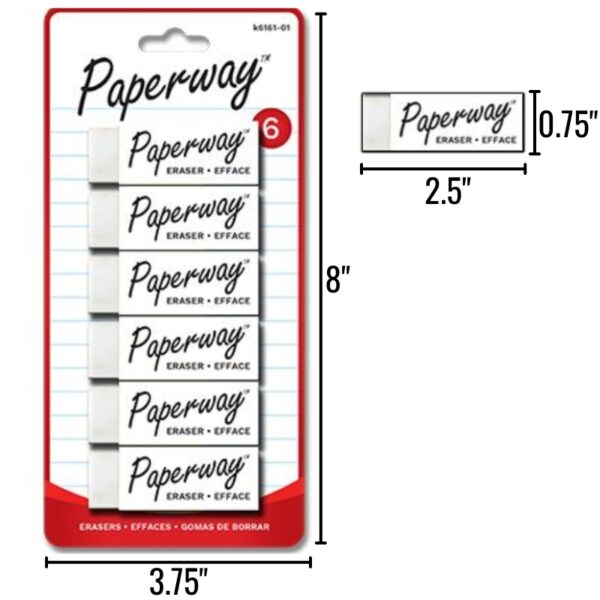 Wholesale Erasers 6-Pack ($0.25 each)