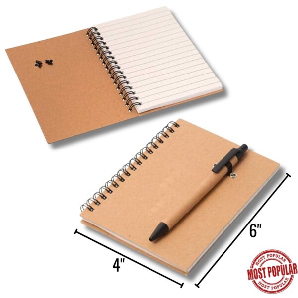 Wholesale Notebook w/ Pen (Size: 4" X 6")