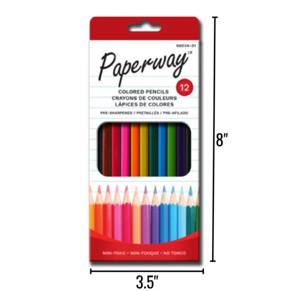 Wholesale Pencil Crayons, 12-Pack ($0.13 Each)