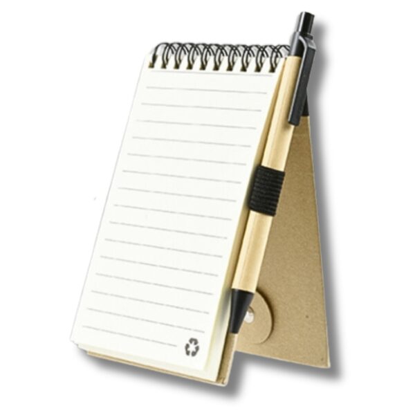 Wholesale Pocket Notebook w/ Pen - Asst. Colours (Size: 5.3" X 3.3") - Image 3