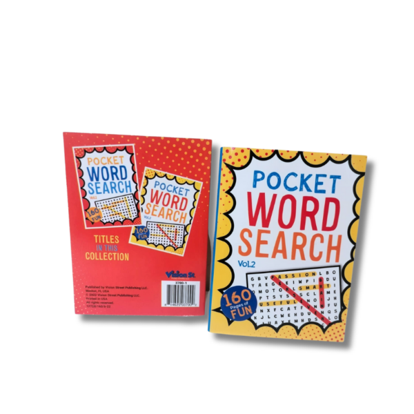 Wholesale Pocket Word Search Activity Books - 2ASST - Image 3