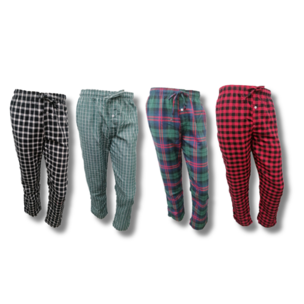 Wholesale Adult Flannel Pajama Pants - Asst. (Size S-XL)