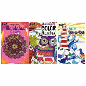 Adult Colouring Pads - 3 Assorted