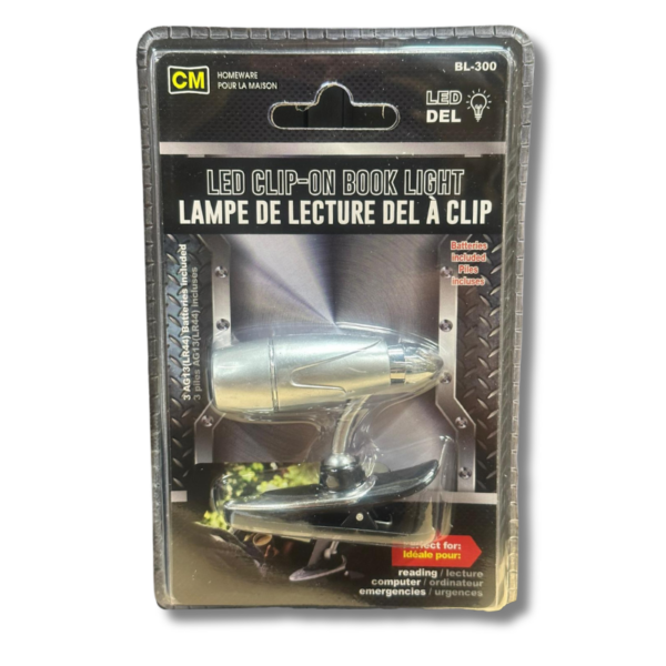 Wholesale Travel LED Clip On Book Light With Battery Included
