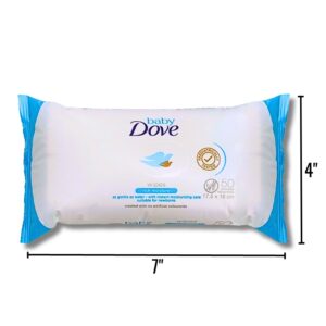 Wholesale Brand Name Dove Baby Wipes, Rich Moisture – 50-Pack ($0.08 Each)