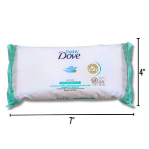 Wholesale Brand Name Dove Baby Wipes, Sensitive – 50-Pack ($0.08 Each)