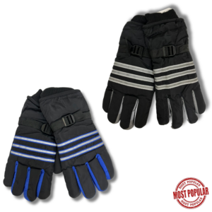 Wholesale Adult Water-Proof Ski Gloves - Asst Colours