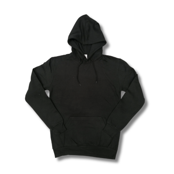 Wholesale Adult Black Pullover Hoodie - (Size: S) - Image 2