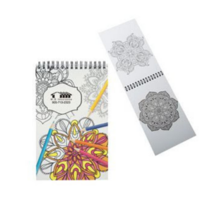 Custom Mini Colouring Book With Spiral Binding