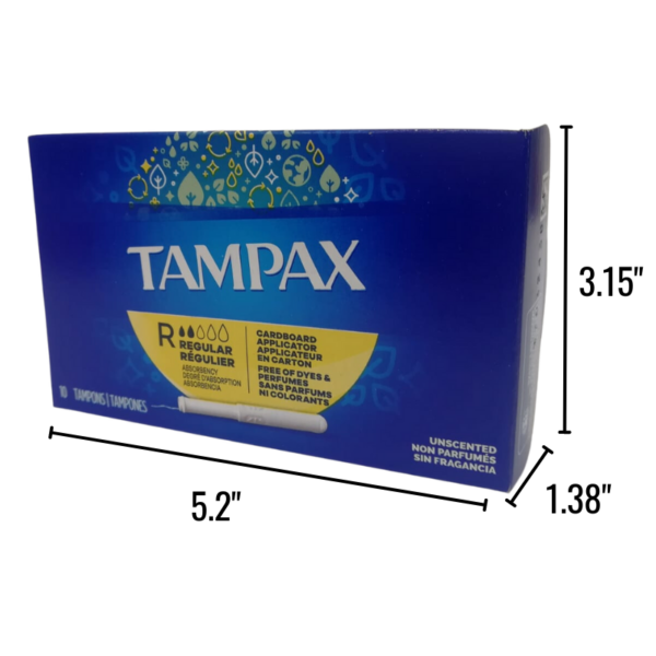 Wholesale Tampax Tampons, Regular & Unscented - 10-Pack ($0.59 Each)
