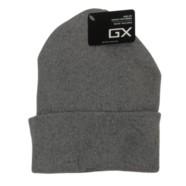 Wholesale Adult Cuffed Knit Toque - 4 Asst. Colours - Image 2