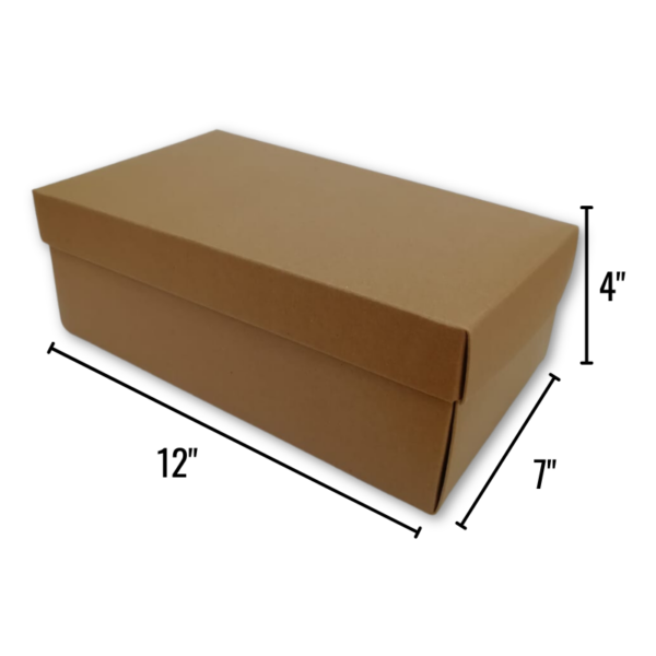 Wholesale Shoebox Project Box - Kraft Colour (12" x 7" x 4")