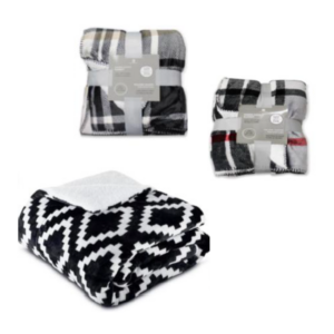 Wholesale Sherpa Fleece Blanket 50x60"