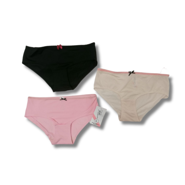 Wholesale Ladies’ Micro Bikini Brief - 3 Pack (Size: S-L) - Image 3