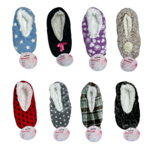 Ladies Sherpa Lined Slipper
