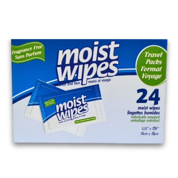 Wholesale 24-Pack Individually Wrapped Wet Wipes - Travel Size (1)