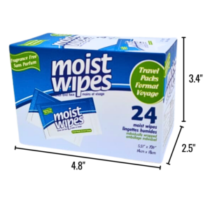 Wholesale 24-Pack Individually Wrapped Wet Wipes - Travel Size