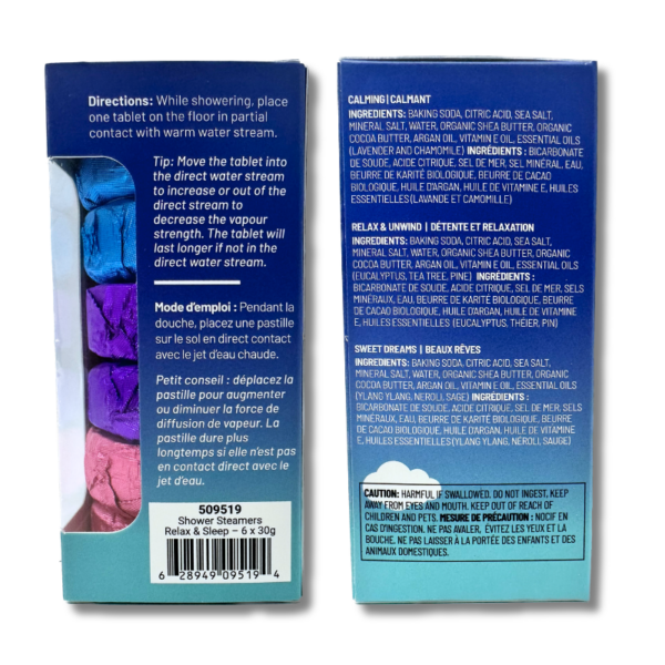 Wholesale Aromatherapy Shower Steamer - Relax & Sleep (6x30g) - Image 3
