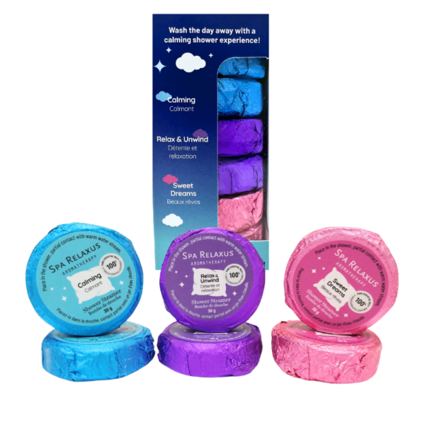 Wholesale Aromatherapy Shower Steamer - Relax & Sleep (6x30g)