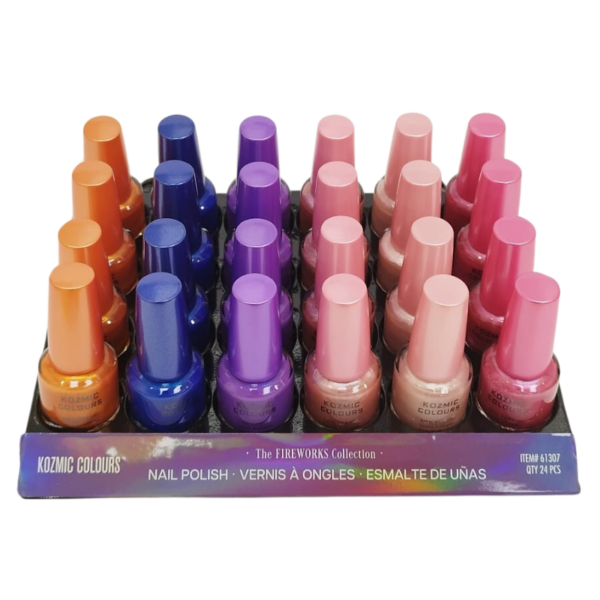 Wholesale Gel Effect Nail Polish - Asst. Colours (1)