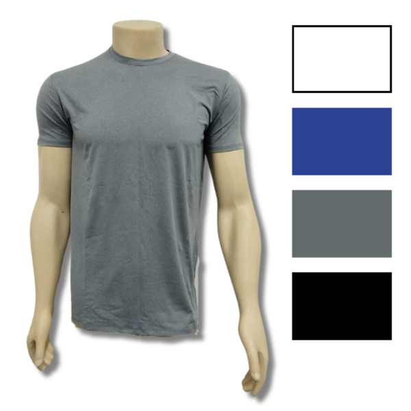 Wholesale Men's Performance Crew Neck T-shirt – Asst. Colours (Size S-XL)