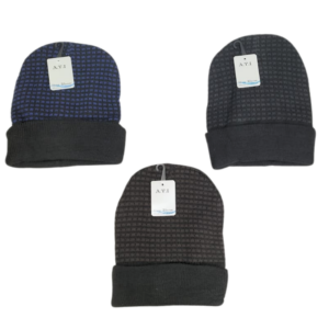 Wholesale Adult Checkered Toque Assorted Colours