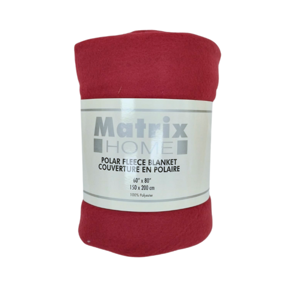 Wholesale Polar Fleece Blanket - Asst. Solid Colours (60” x 80”) - Image 3
