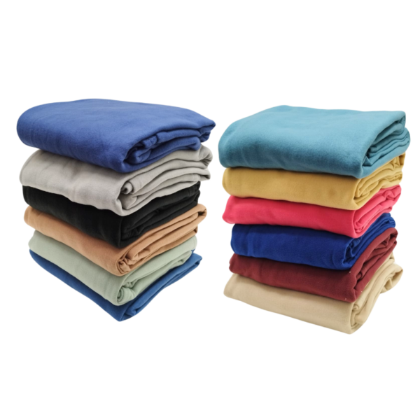 Wholesale Polar Fleece Blankets – Asst. Colours (Size: 60″ x 80″)