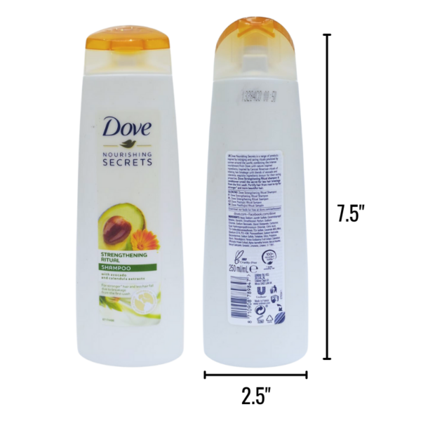Wholesale Brand Name Dove Shampoo - Strengthening (250ml)