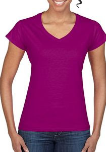 Custom Ladies Gildan Softstyle V-Neck Tees