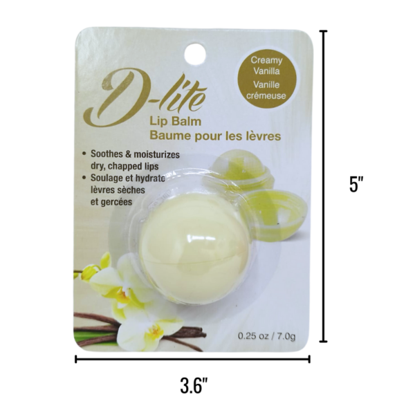 Wholesale Round Lip Balm - 2 Flavours (7g Each) - Image 3