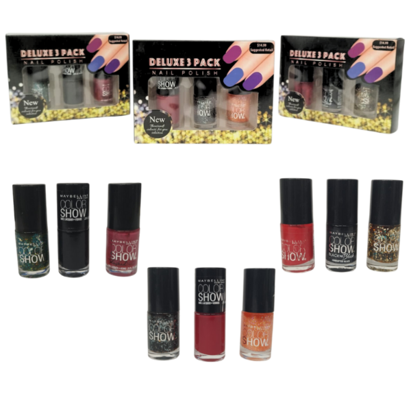 Wholesale Nail Polish - 3-Pack 7ml each