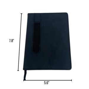 Wholesale Journal with Pen Holder (Size: 8.25 x 6) - Black