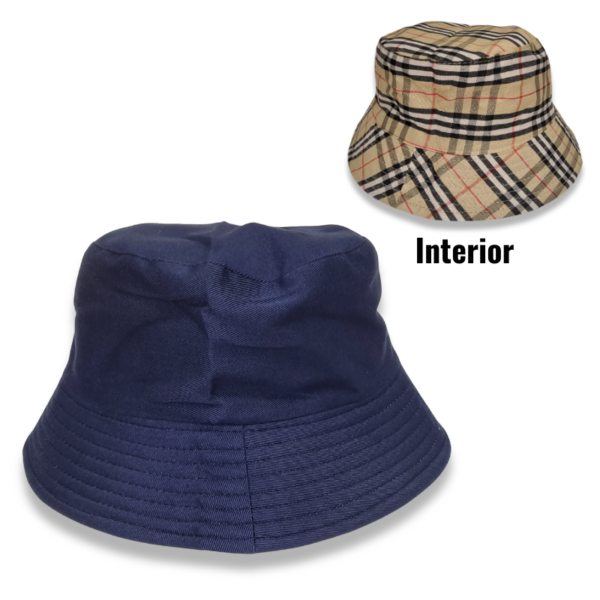 Wholesale Ladies/Youth Reversible Bucket Hat - Assorted Colours - Image 3