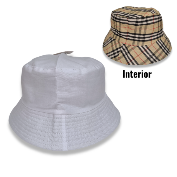 Wholesale Ladies/Youth Reversible Bucket Hat - Assorted Colours - Image 5