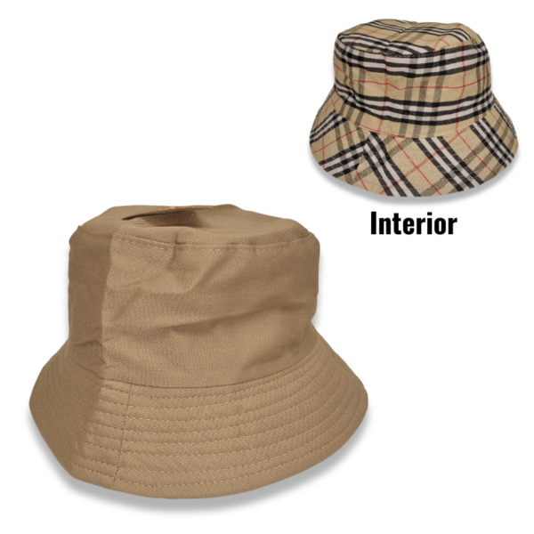 Wholesale Ladies/Youth Reversible Bucket Hat - Assorted Colours - Image 4