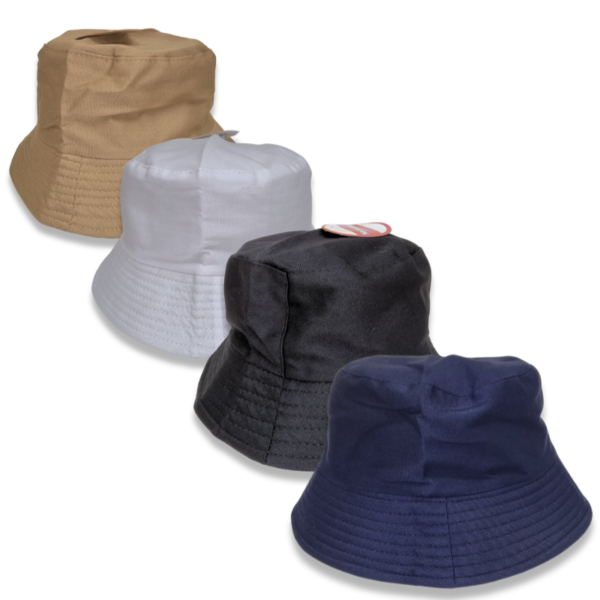 Wholesale Ladies/Youth Reversible Bucket Hat - Assorted Colours