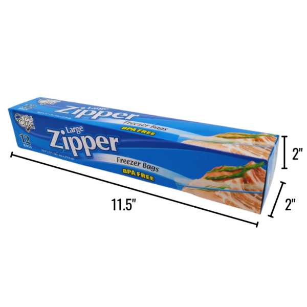 Wholesale Zipper Freezer Bag – 10.5″ x 11″