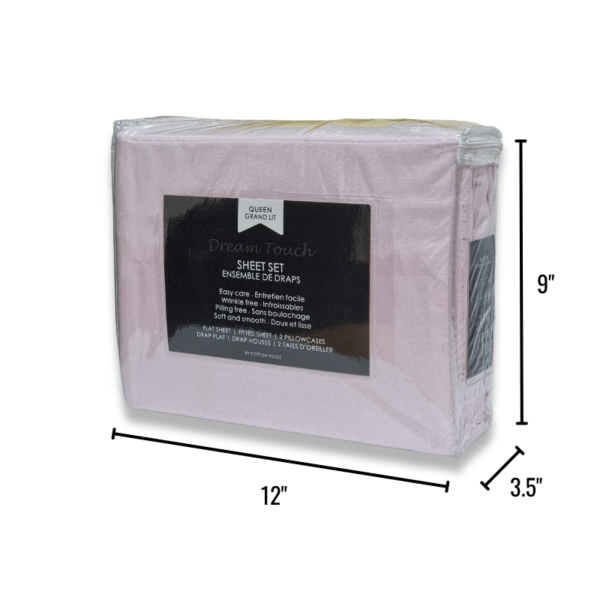Wholesale Queen Sheet, 4-Piece Set – Asst. Solid Colours - Image 4