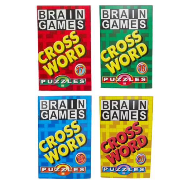 Wholesale Crossword Puzzle/Activity Books Pocket Size (5" x 8")