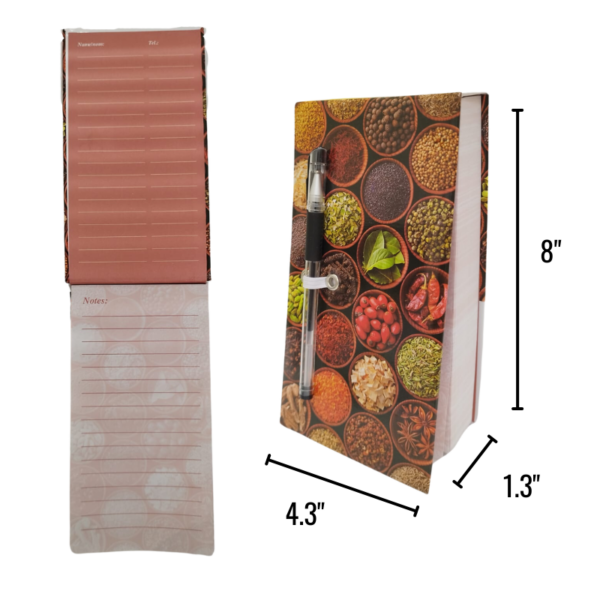 Wholesale Chunky Memo Pad with a Pen 4.3x8" - Asst Styles - Image 5
