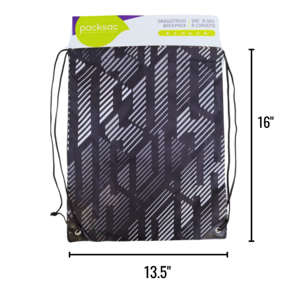 Wholesale Drawstring Cinch Bag - Assorted Designs (13.5”x16”) - Image 12