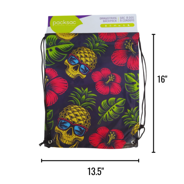 Wholesale Drawstring Cinch Bag - Assorted Designs (13.5”x16”) - Image 3