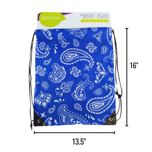 Wholesale Drawstring Cinch Bag - Assorted Designs (13.5”x16”) - Image 9