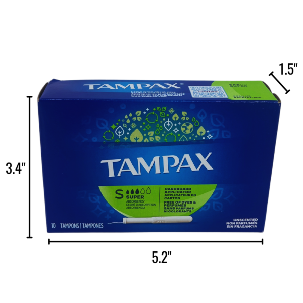 Wholesale Tampax Tampons Super - Unscented 10-Pack