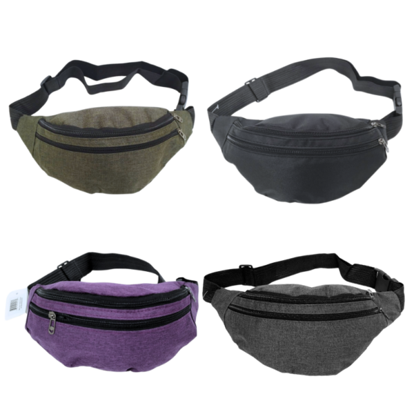 Wholesale Waist Bag - 4 Asst Colours