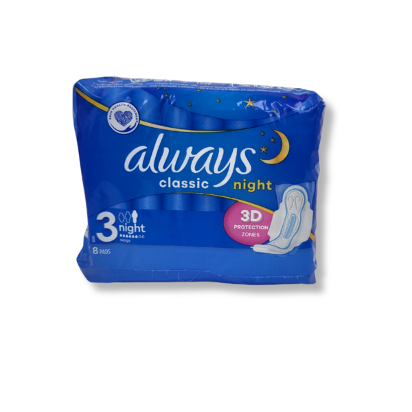 Wholesale Always Pads, 8-Pack - Classic Overnight With Wing