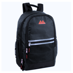 Wholesale 18" Reflective Multi-Pocket Backpack - Black